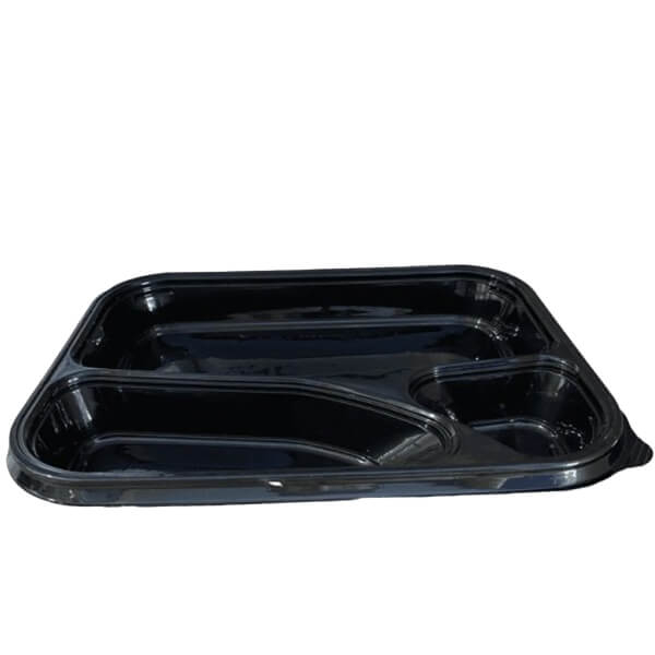 Σκεύος μικροκυμμάτων μαύρο 3 θέσεων PREPAC 30τμχ