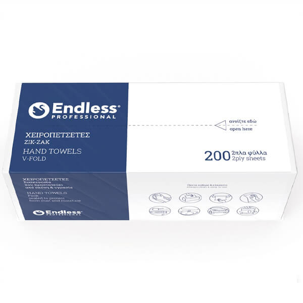 Χειροπετσέτα Ζικ-Ζακ (2 φύλλα) ENDLESS 20x200τμχ