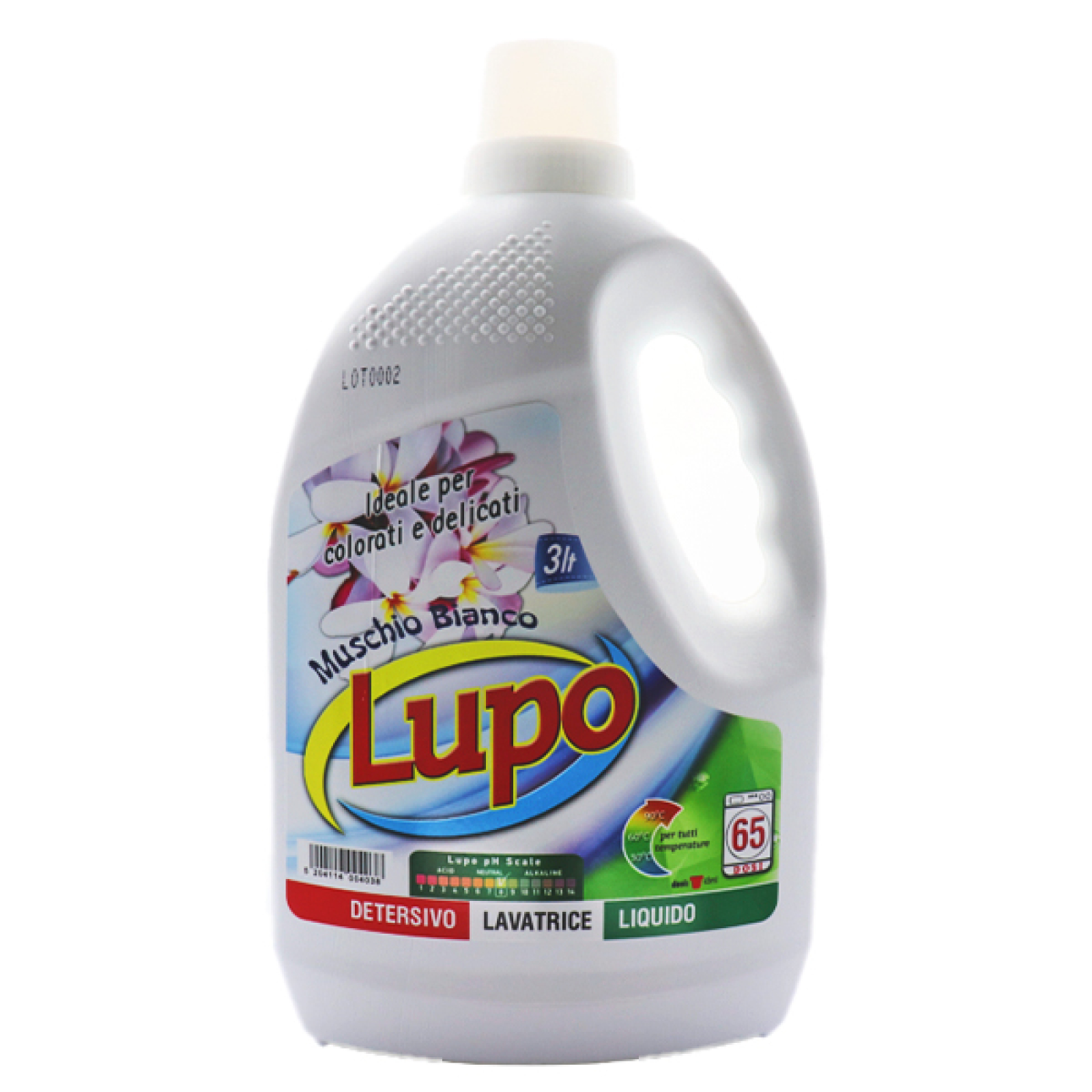 Υγρό πλυντηρίου ρούχων λευκό LUPO 3lt