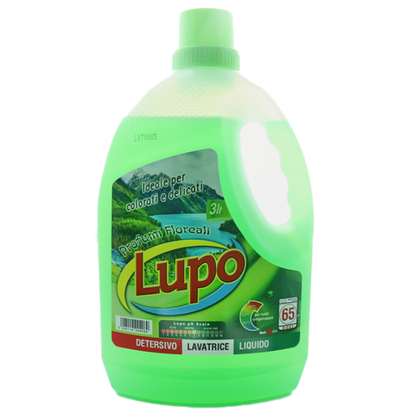 Υγρό πλυντηρίου ρούχων πράσινο LUPO 3lt