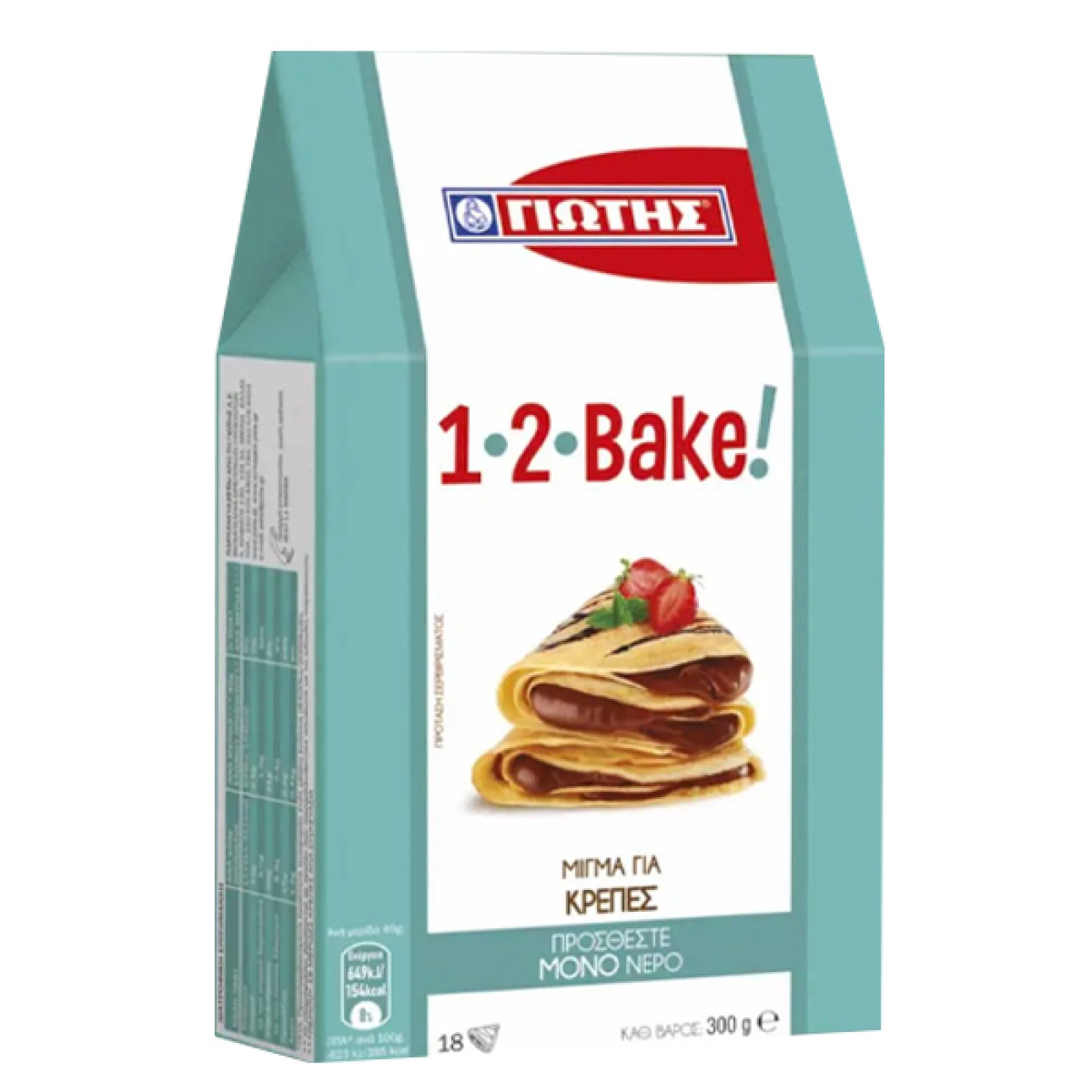 Μίγμα για Κρέπες 1 2 BAKE ΓΙΩΤΗΣ 300gr