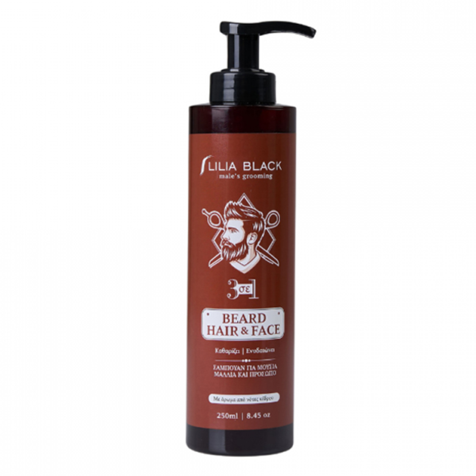 Σαμπουάν για Γενειάδα LILIA BLACK 250ml