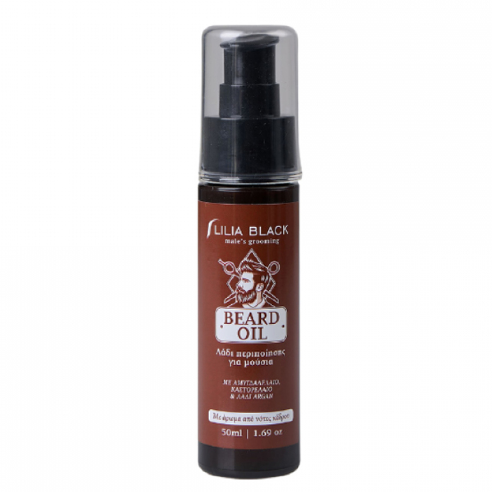 Λαδάκι για Γενειάδα LILIA BLACK 50ml