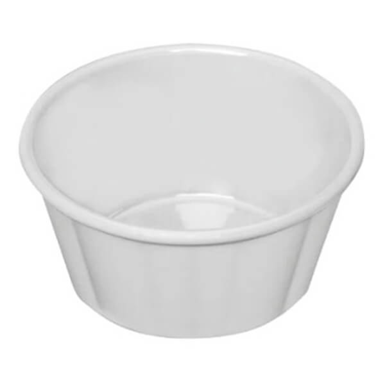 Μπολ PC  Άσπρο Στρόγγυλο GS -07/ Φ7,2cm OEM 1τμχ