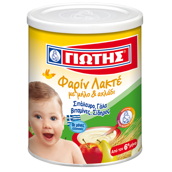 Κρέμα Φαρίν Λακτέ Μήλο-Αχλάδι ΓΙΩΤΗΣ 300gr