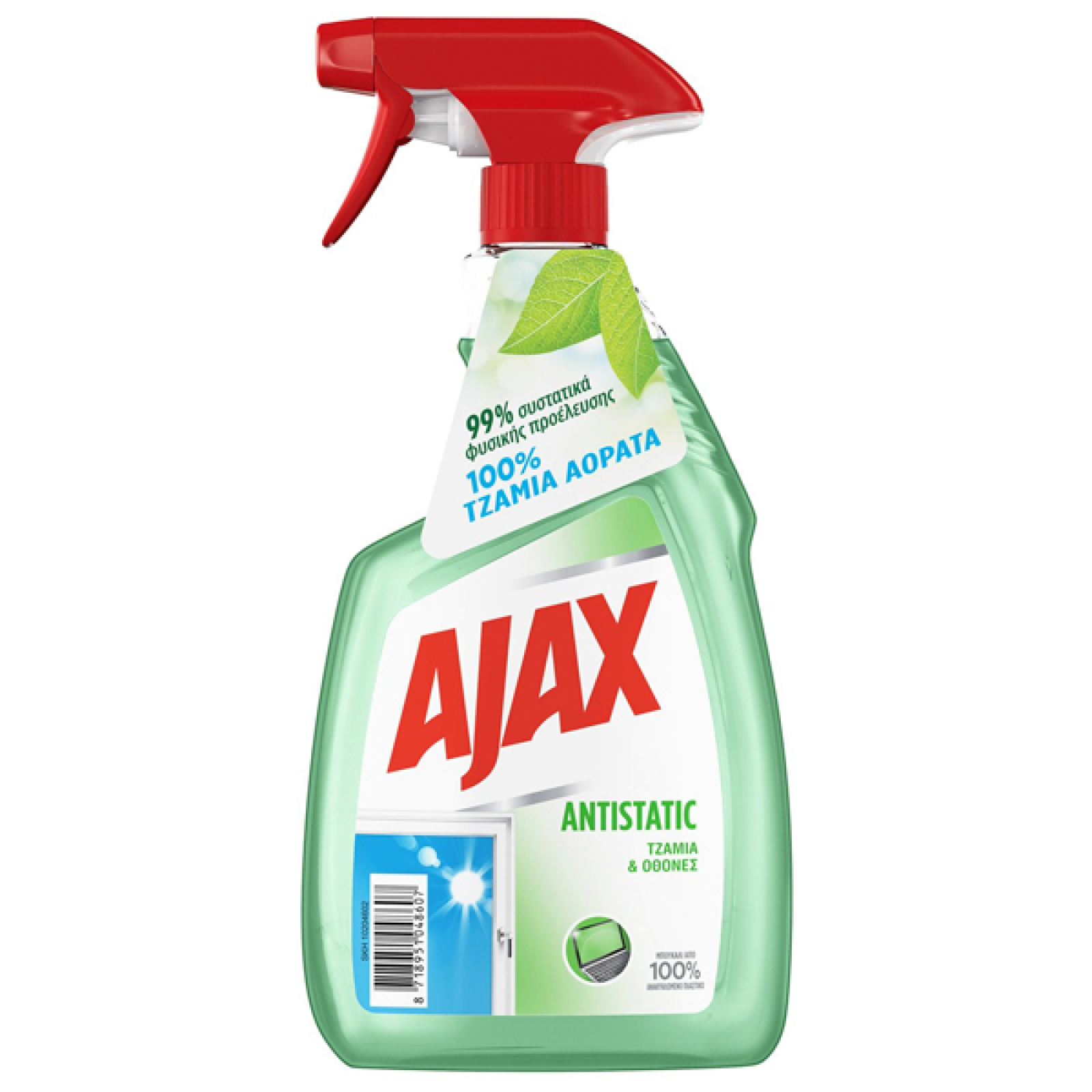 Καθαριστικό τζαμιών antistatic AJAX 750ml