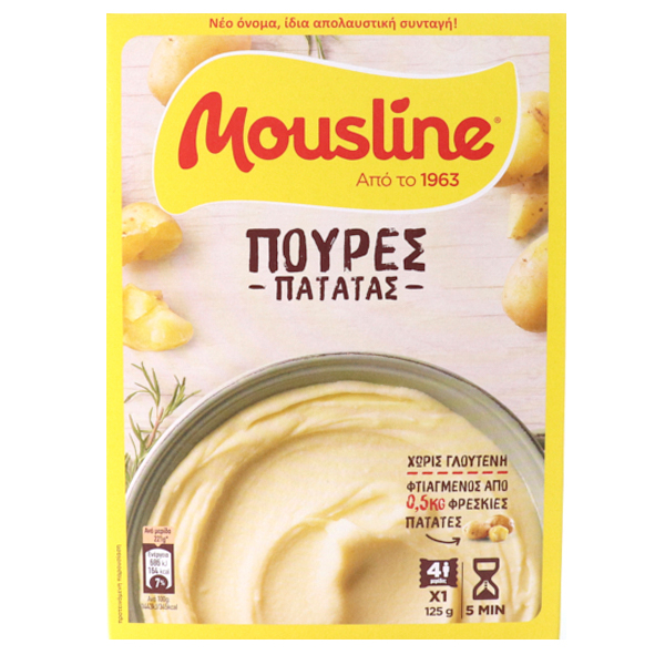 Μείγμα Πουρές Πατάτας MOUSLINE 125gr