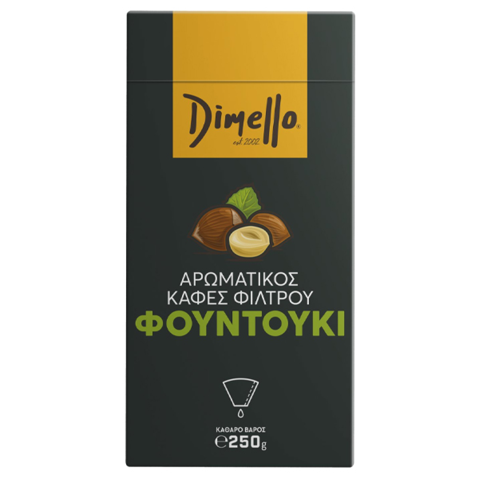 Καφές Φίλτρου Φουντούκι DIMELLO 250gr