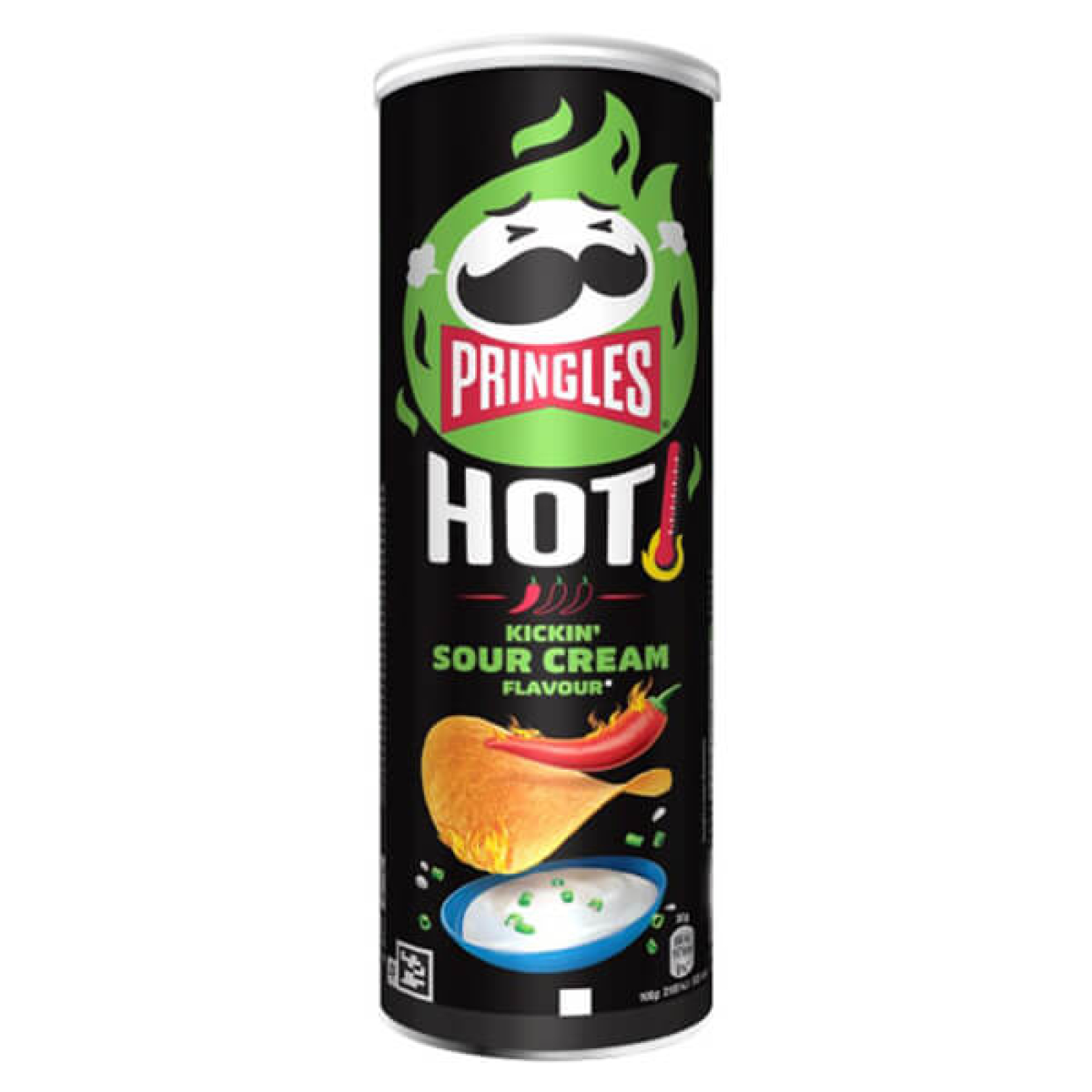 Τσιπς Hot Kickin' Sour Cream PRINGLES 160gr