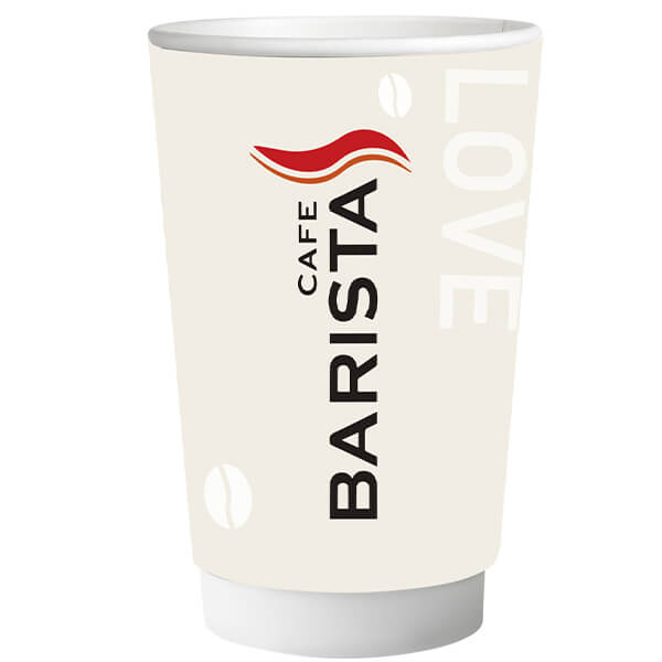 Ποτήρι Χάρτινο Διπλότοιχο 16oz BARISTA 25τμχ