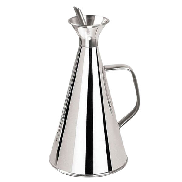 Δοχείο λαδιού inox 1lt ΟΕΜ 1τμχ