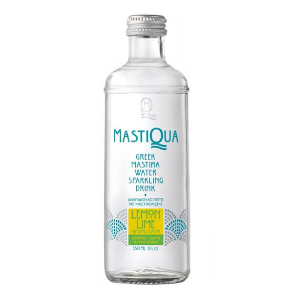 Ανθρακούχο Nερό Lime & Λεμόνι MASTIQUA 330ml
