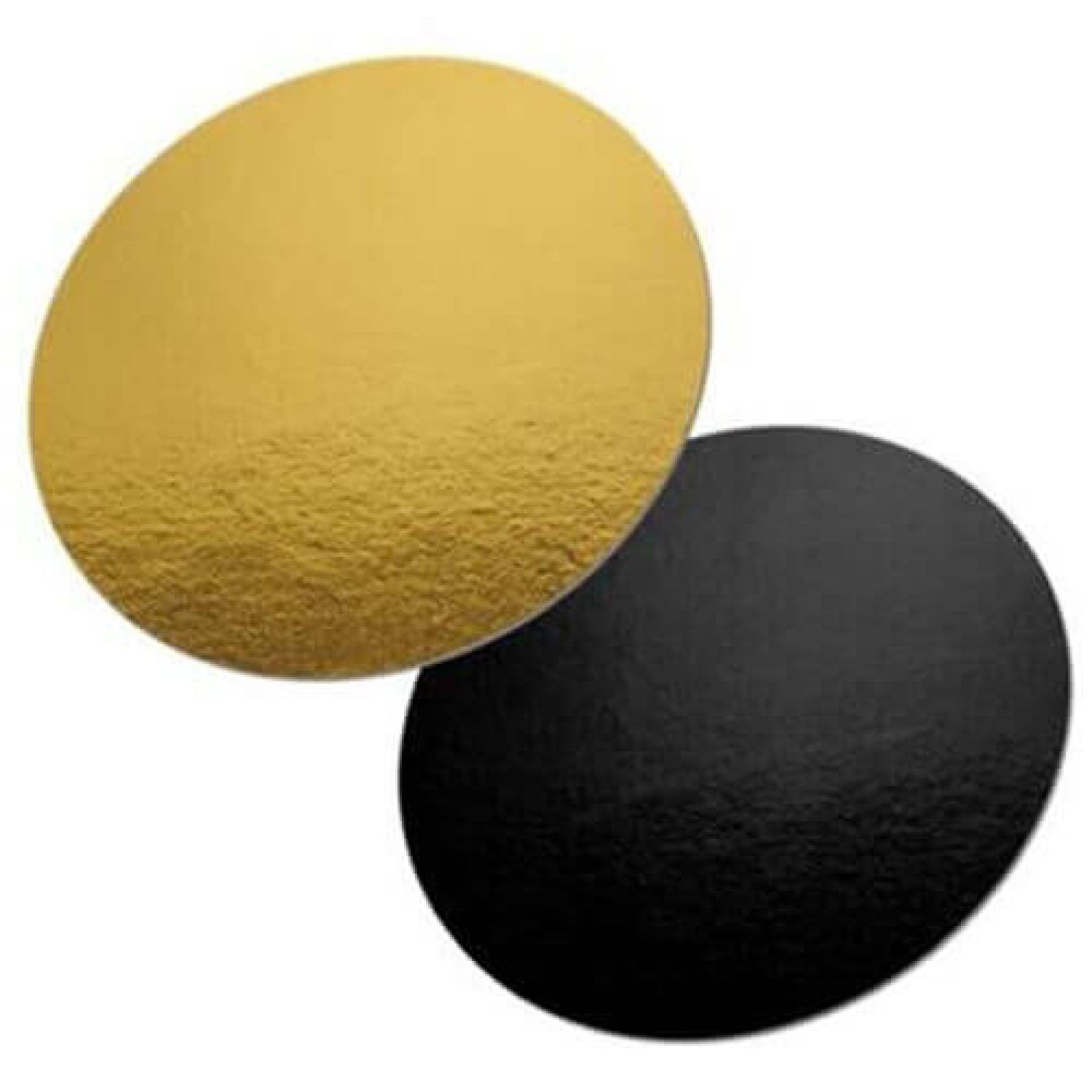 Δίσκος τούρτας στρογγυλός μαύρο χρυσό 1τμχ ΟΕΜ 28cm