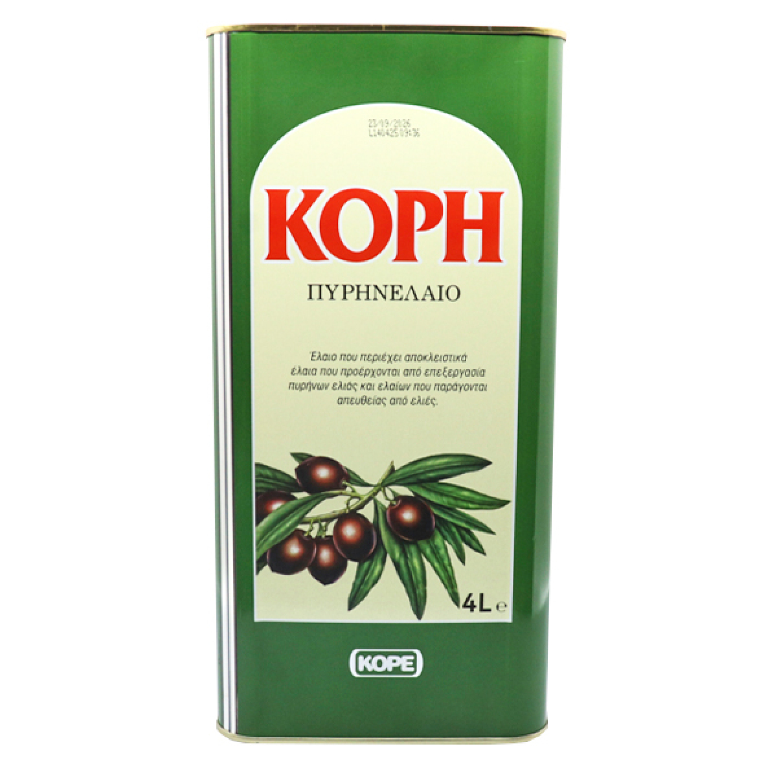 Πυρηνέλαιο ΚΟΡΗ 4lt