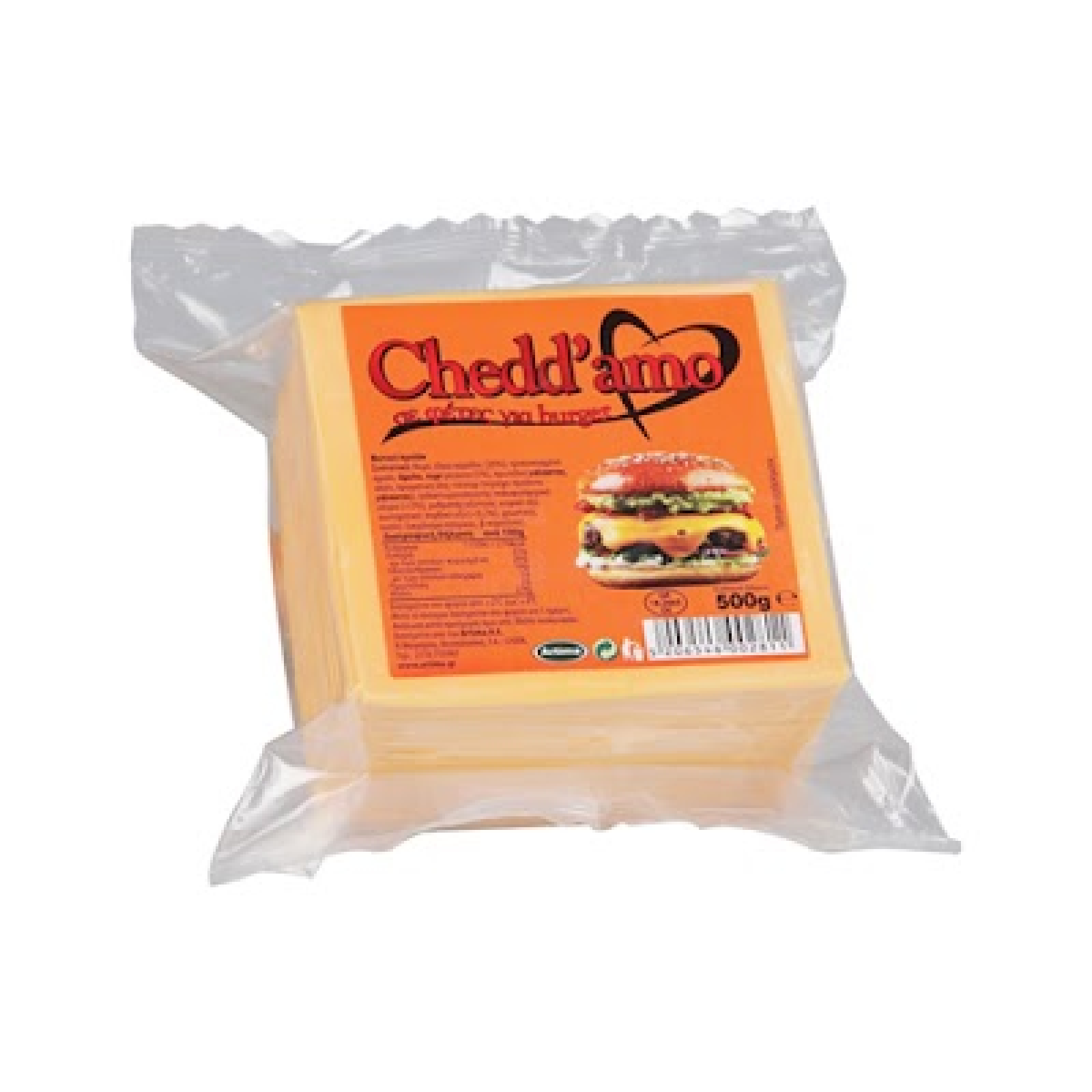 Τυρί Cheddar σε Φέτες CHEDD' amo 500gr