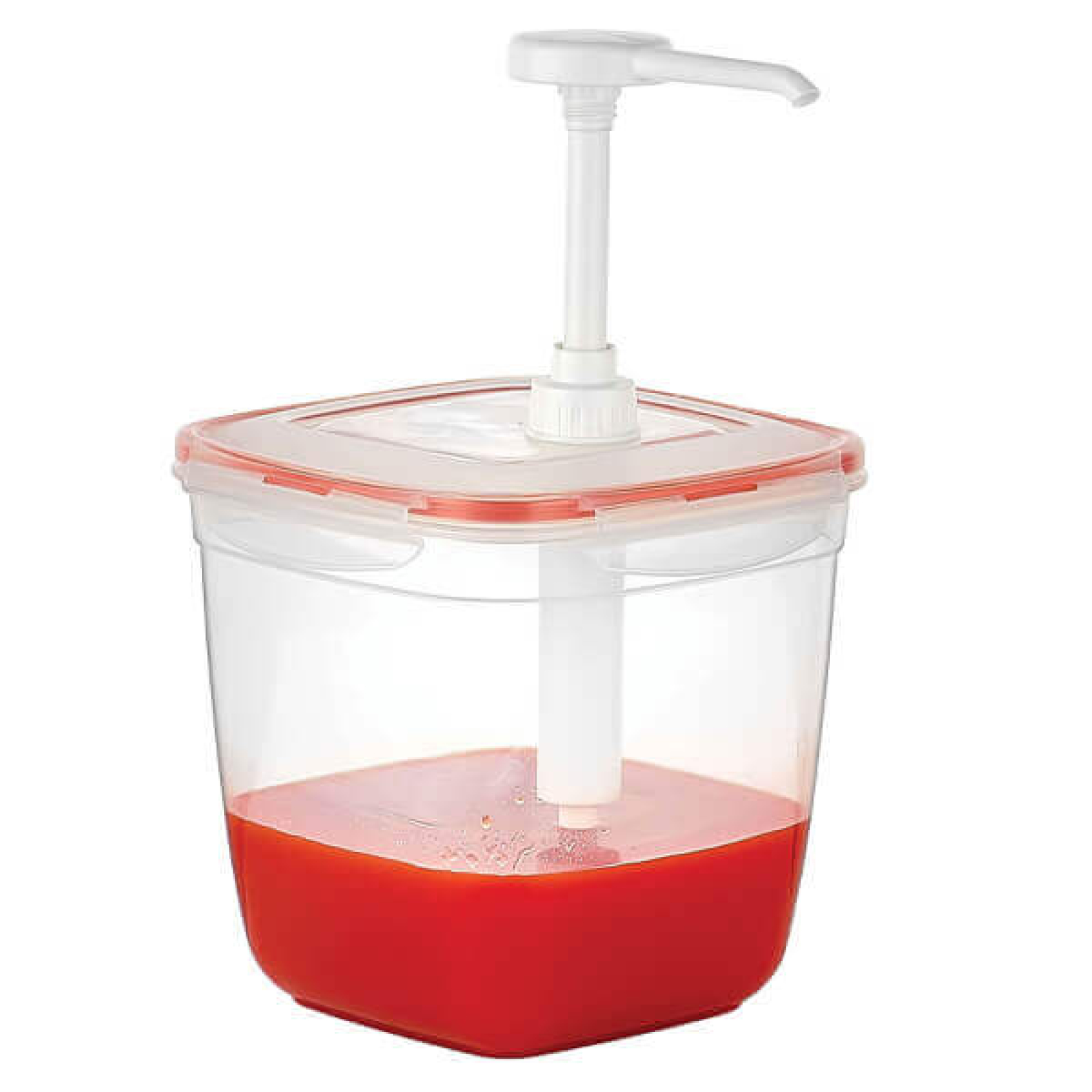 Δοχείο τετράγωνο με τρόμπα 3.6lt ΟΕΜ 1τμχ