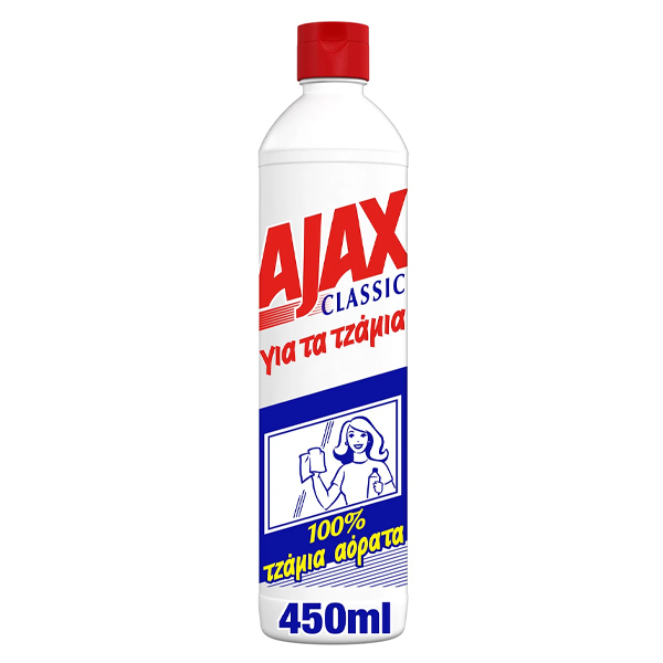 Καθαριστικό τζαμιών οβίδα AJAX 450ml