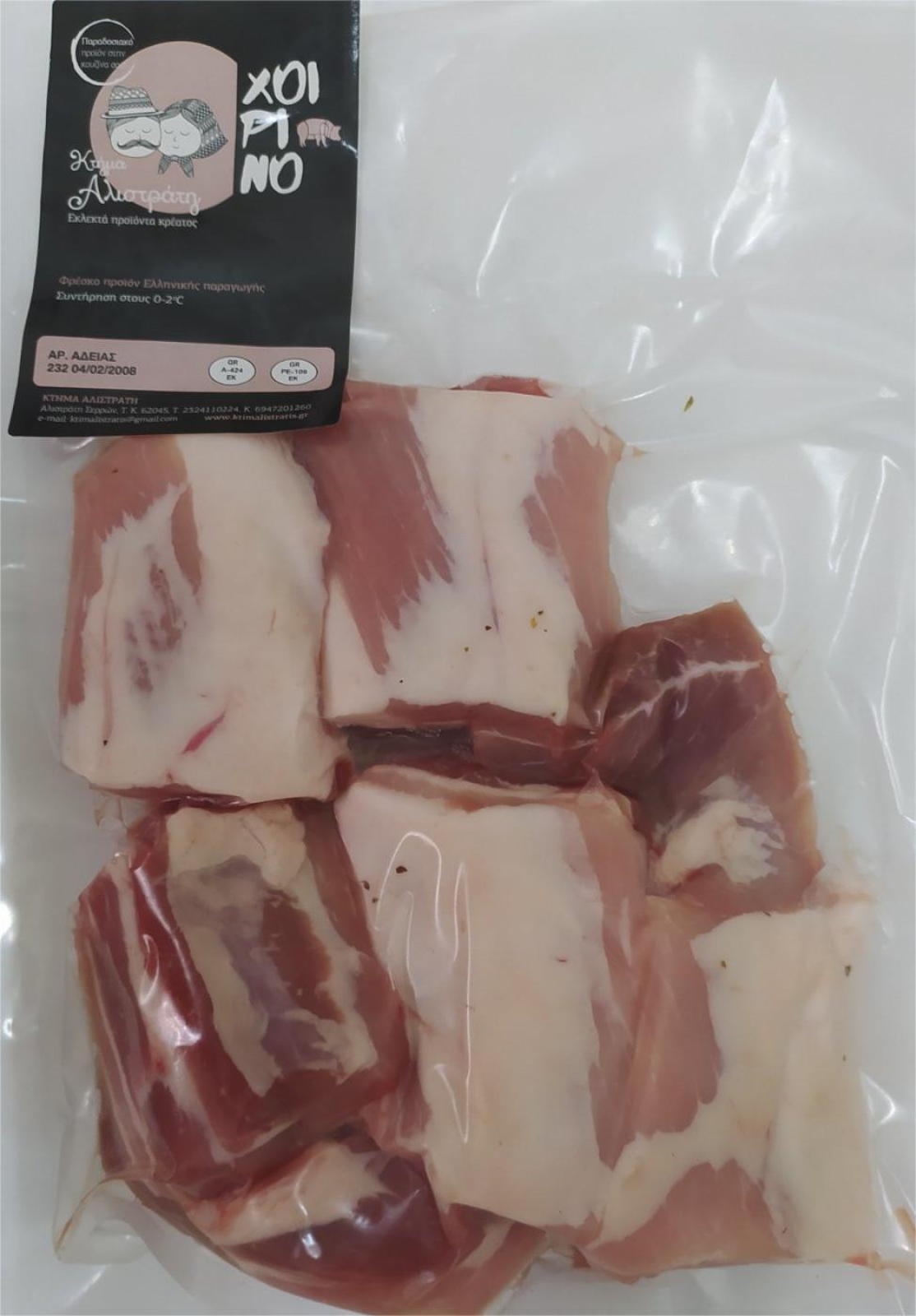 Κοντοσούβλι Χοιρινό ΚΤΗΜΑ ΑΛΙΣΤΡΑΤΗΣ ~1kg