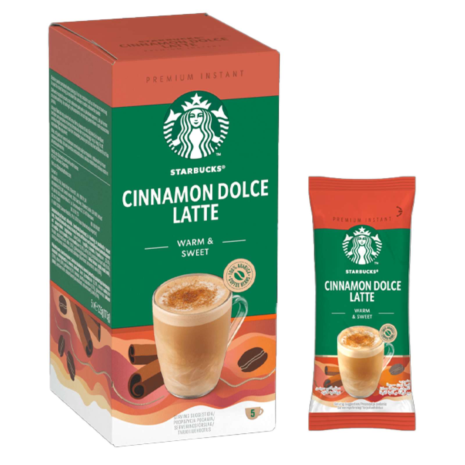 Στιγμιαίος Καφές Latte σε Στικς STARBUCKS 117,5gr (5x23,5gr)