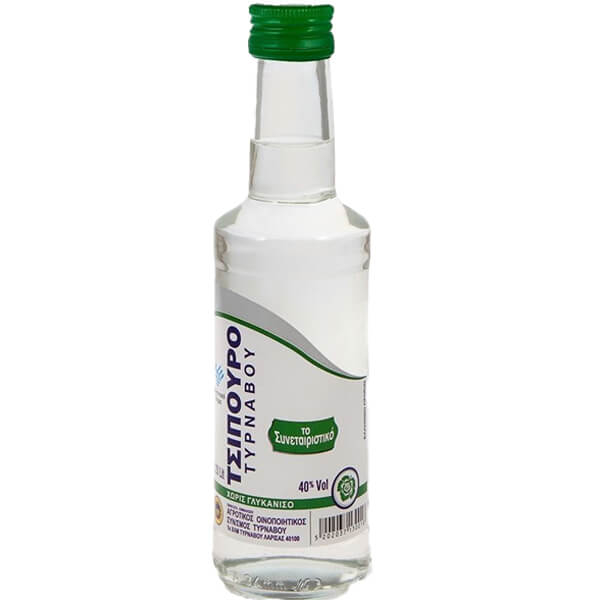 Τσίπουρο Χωρίς Γλυκάνισο 40% ΤΥΡΝΑΒΟΥ 200ml