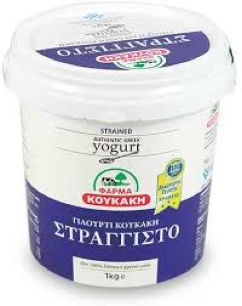 Γιαούρτι Στραγγιστό 10% ΦΑΡΜΑ ΚΟΥΚΑΚΗ 1kg