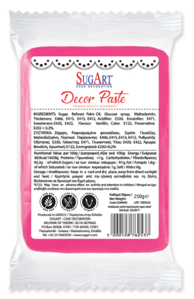 Decor Paste (Ζαχαρόπαστα) Φουξ SUGART 1kg