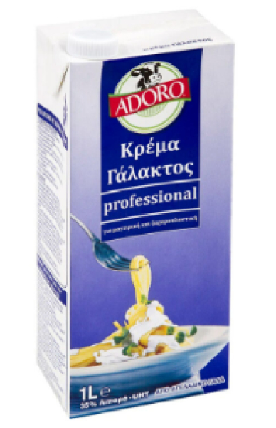 Κρέμα Γάλακτος 35% Λιπαρά ADORO 1lt