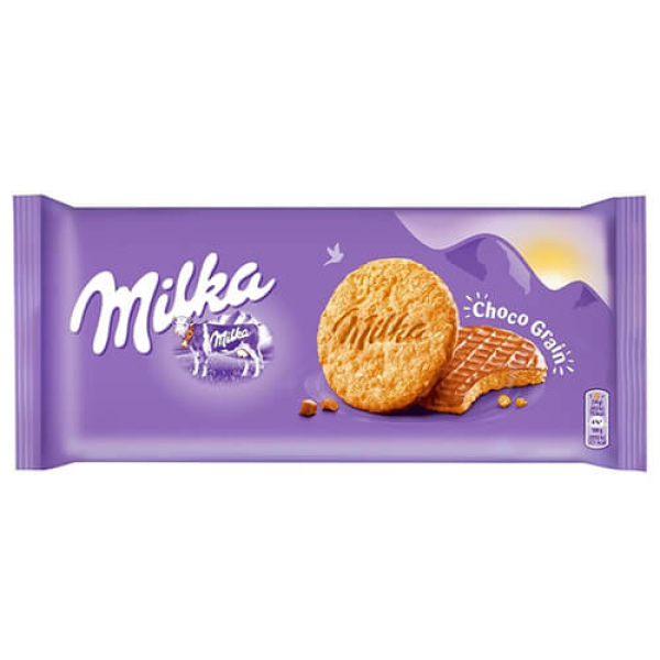 Μπισκότα με Σοκολάτα Γάλακτος και Αλπικό γάλα MILKA 126gr