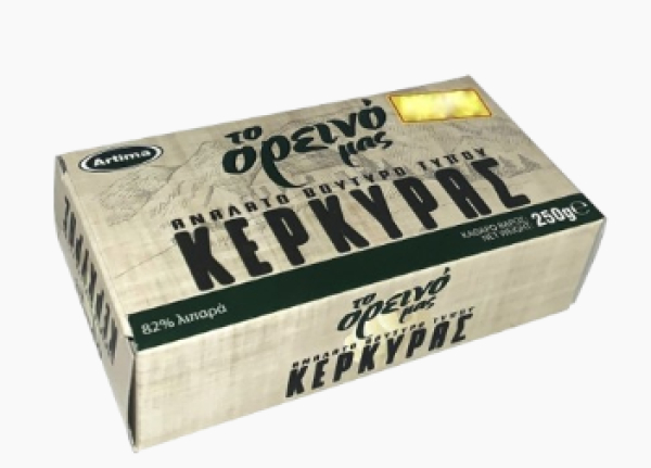 Βούτυρο Τ. Κερκύρας 82% Το Ορεινό ROYAL 250gr