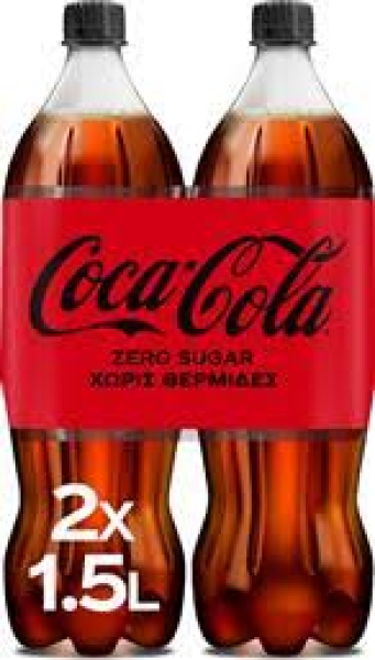 Αναψυκτικό Zero COCA COLA 2x1.5lt