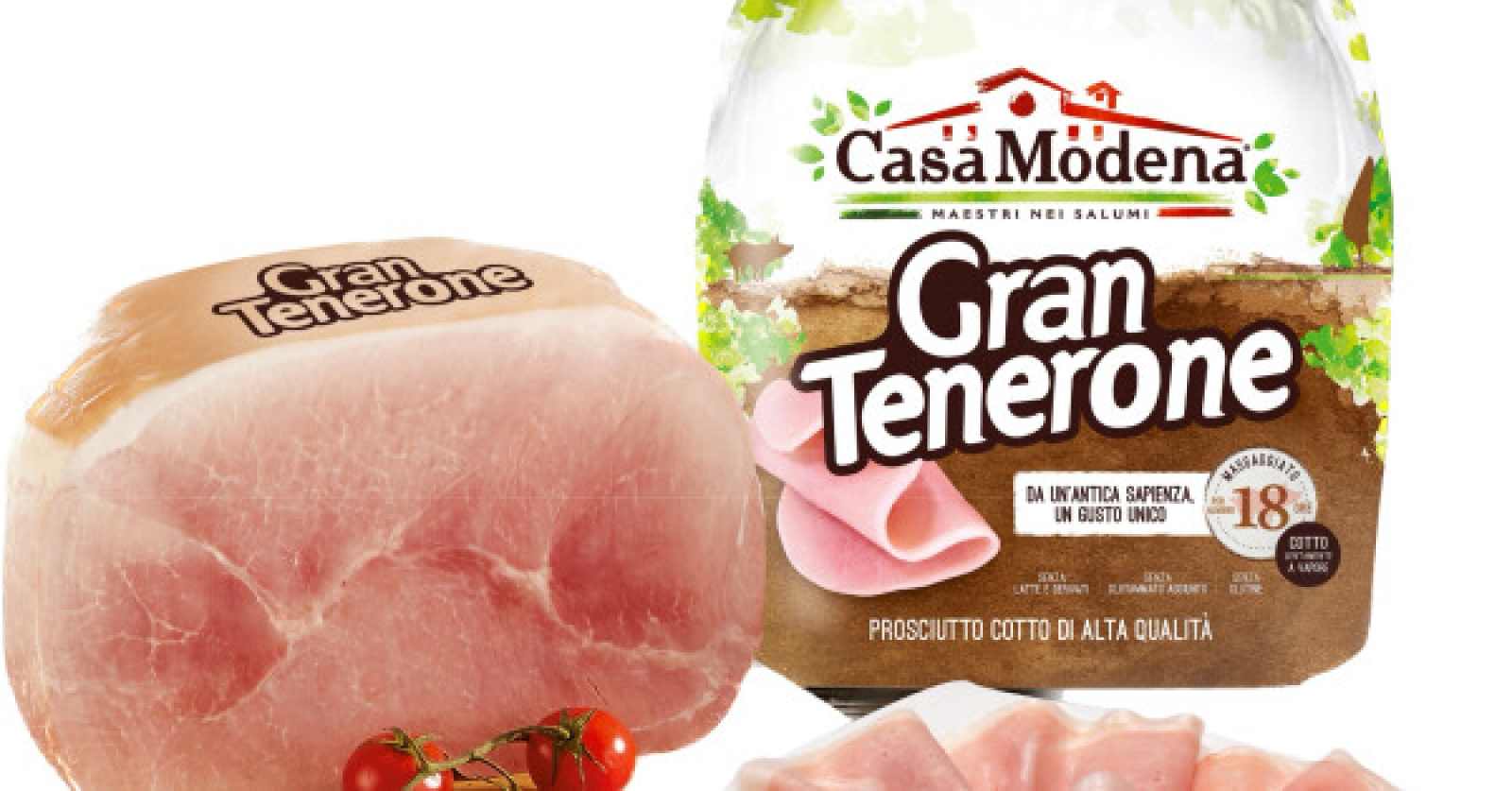 Προσούτο Cotto 95% Tenerone Άκοπο CASA MODENA ~8kg