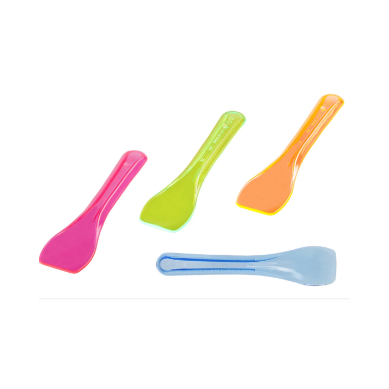 Κουταλάκι Συσκευασμένο Μικρό Χρωματιστό 9,5cm KORFITIS 500τμχ