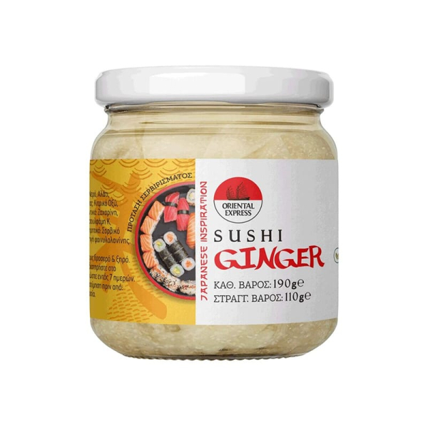 Τζίντζερ Τουρσί για Sushi ORIENTAL EXPRESS 190gr