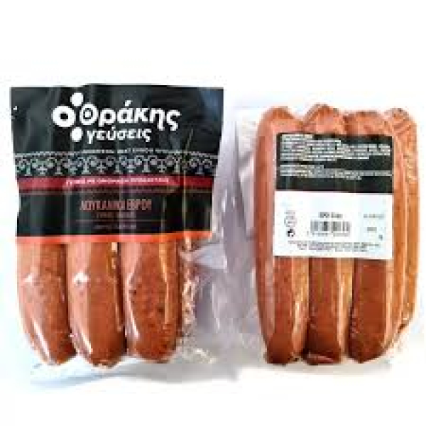 Λουκάνικα Χωριάτικα Έβρου 32-16cm. ΘΡΑΚΗΣ ΓΕΥΣΕΙΣ 700gr