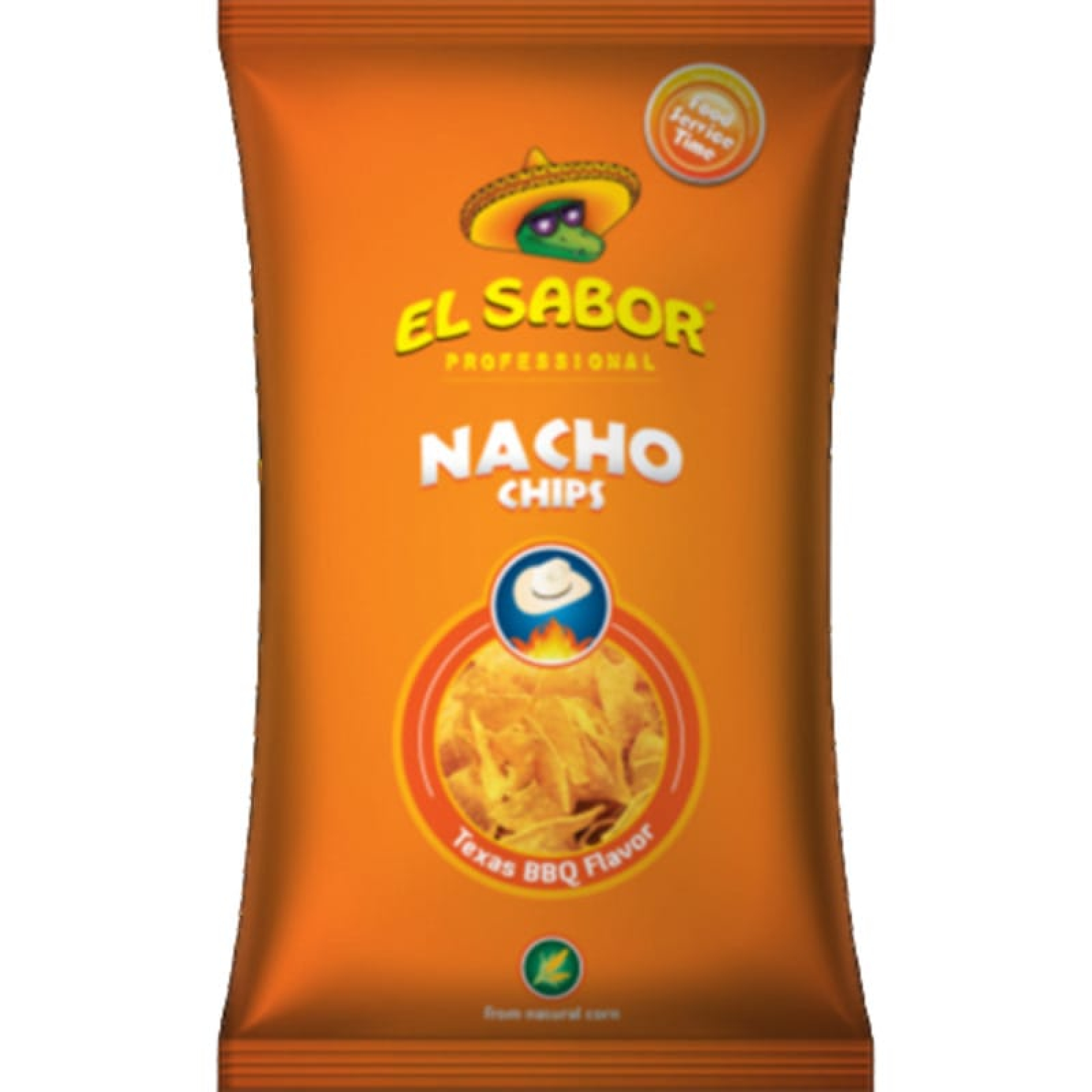Nacho chips barbeque EL SABOR 8x425gr