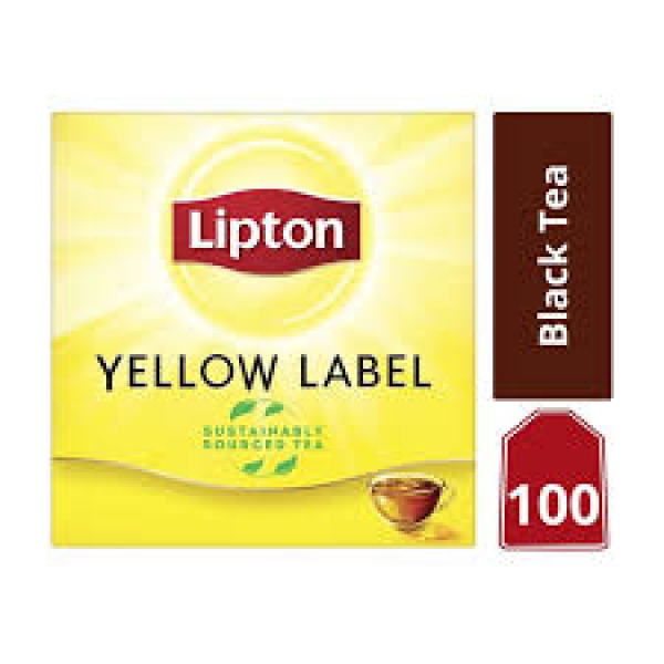 Τσάι Μαύρο Yellow Label σε Φακελάκι LIPTON 100x1,5gr