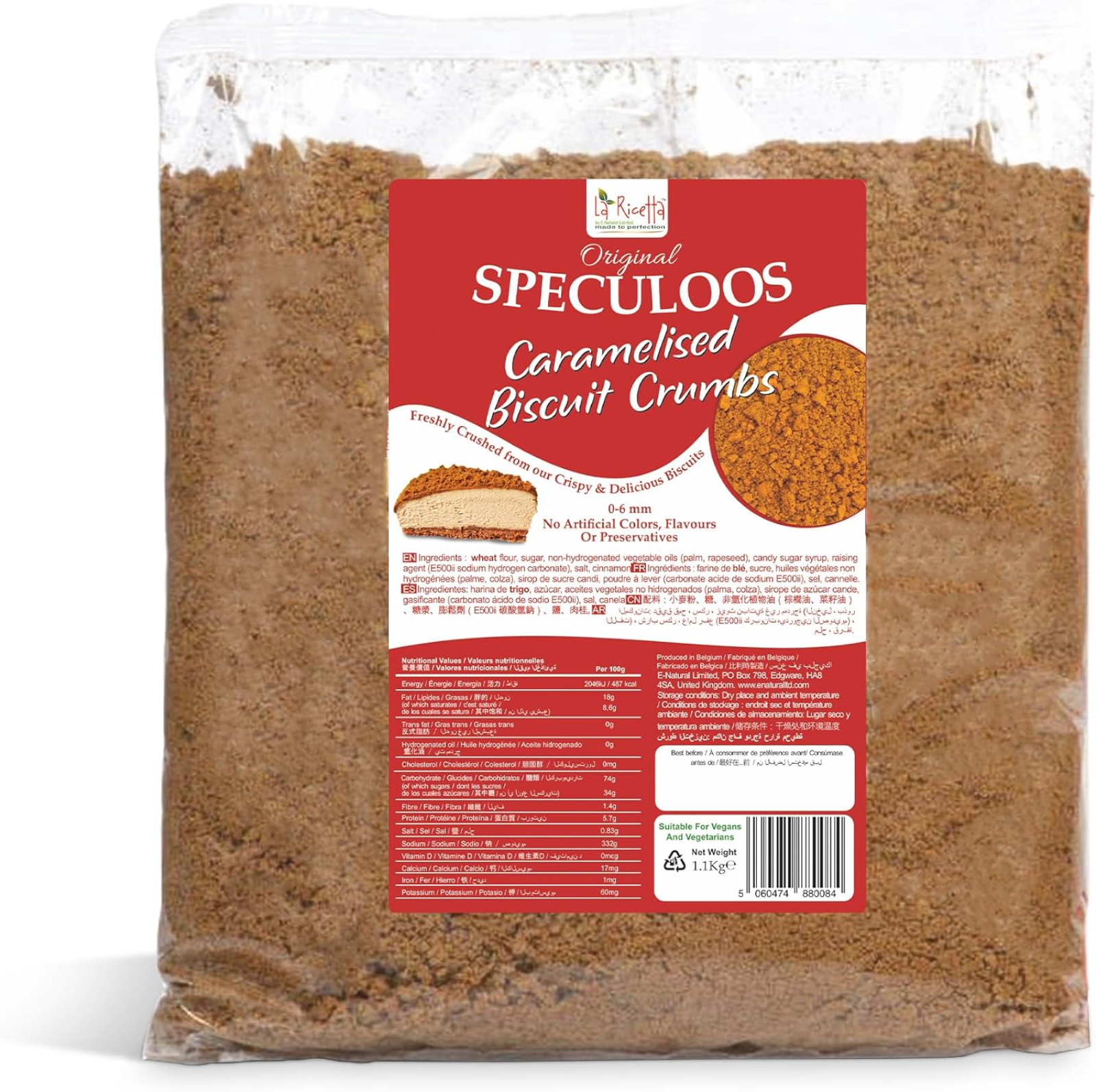 Τρίμμα Μπισκότου Speculoos EUROCAS 10kg