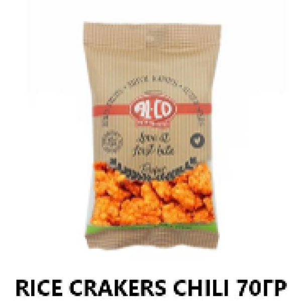 Rice Crackers Chilli ALCO 70gr