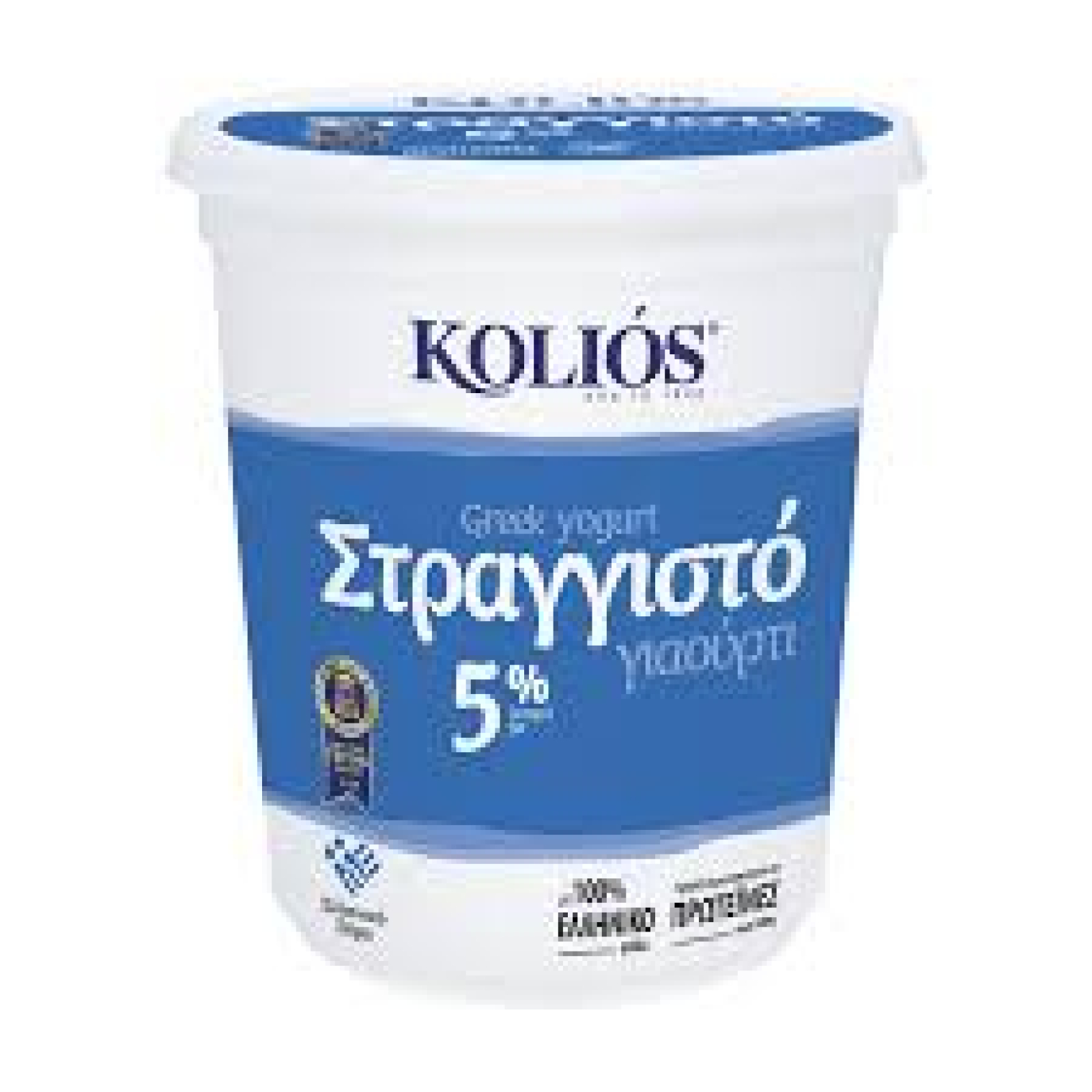 Γιαούρτι Στραγγιστό 5% ΚΟΛΙΟΣ 5kg