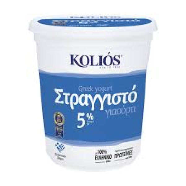 Γιαούρτι Στραγγιστό 5% ΚΟΛΙΟΣ 5kg