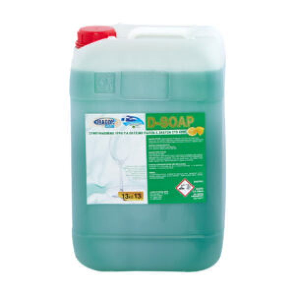 Υγρό Πιάτων Λάντζας Συμπηκνωμένο D-Soap DRAGON CLEAN 13lt