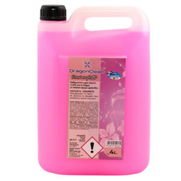 Κρεμοσάπουνο Ροζ Φράουλα DRAGON CLEAN 4lt