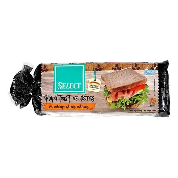 Ψωμί Τοστ Club 12x12cm SELECT 1kg