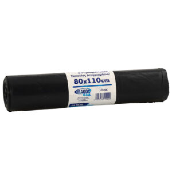 Σακούλες Απορριμμάτων 3στρωματικές 80x100cm DRAGON CLEAN 10τμχ