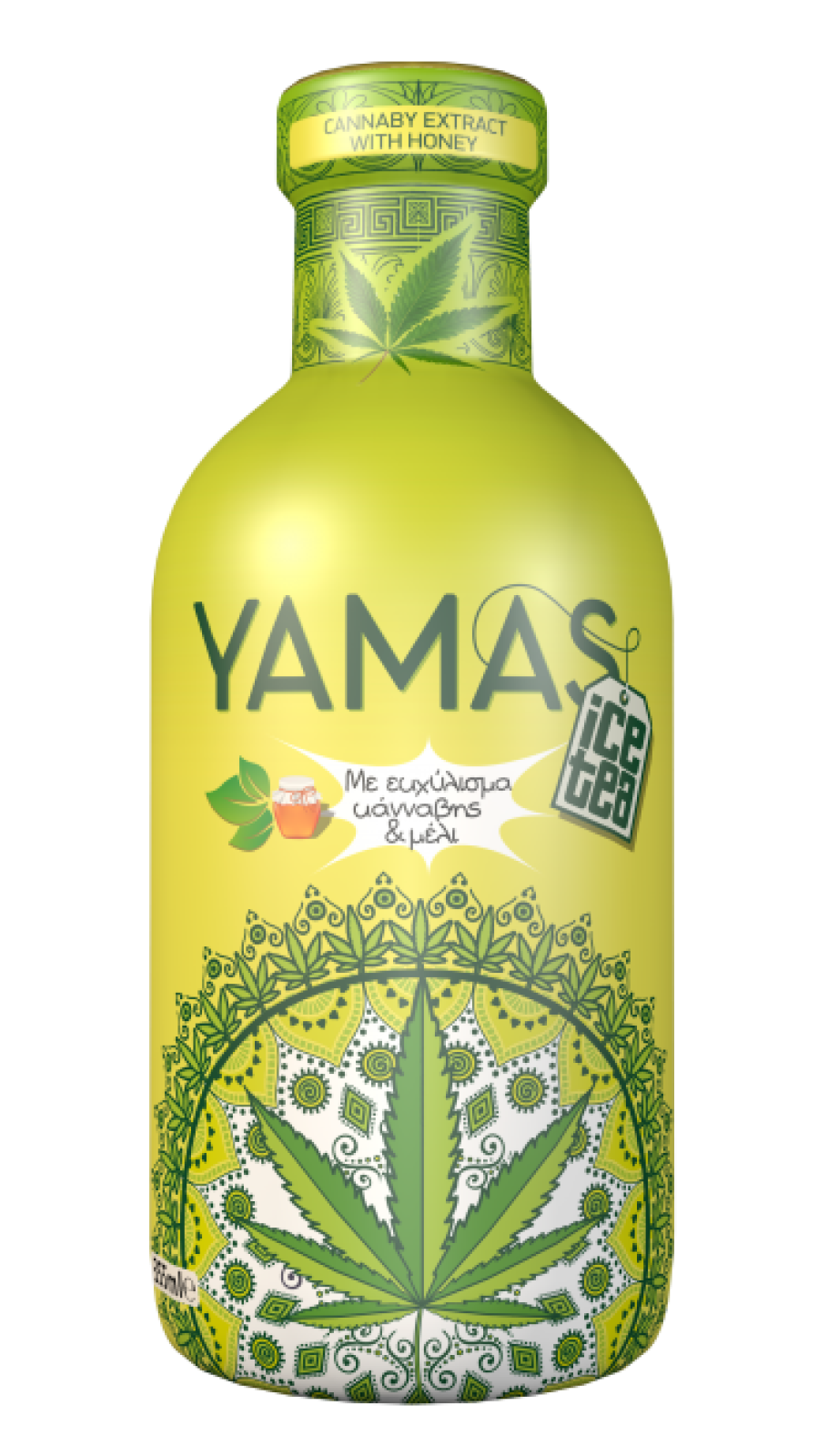 Κρύο Τσάι Cannabis Lemon & Honey YAMAS TEA 360ml