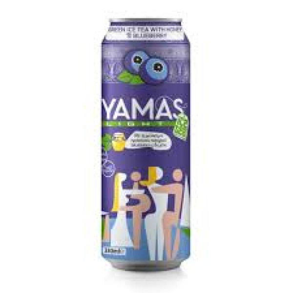 Κρύο Τσάι Blueberry & Honey YAMAS TEA 330ml