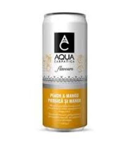 Νερό με Άρωμα Peach & Mango AQUA CARPATICA 330ml