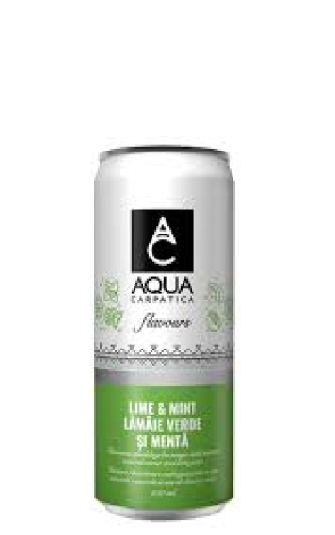 Νερό με Άρωμα Lime & Mint AQUA CARPATICA 330ml