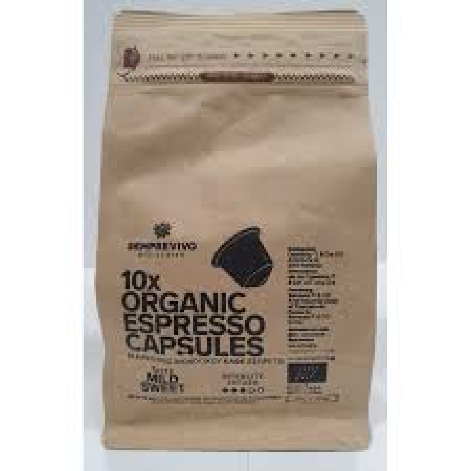Εσπρέσσο Organic σε Κάψουλες SEMPREVIVO 10τμχ