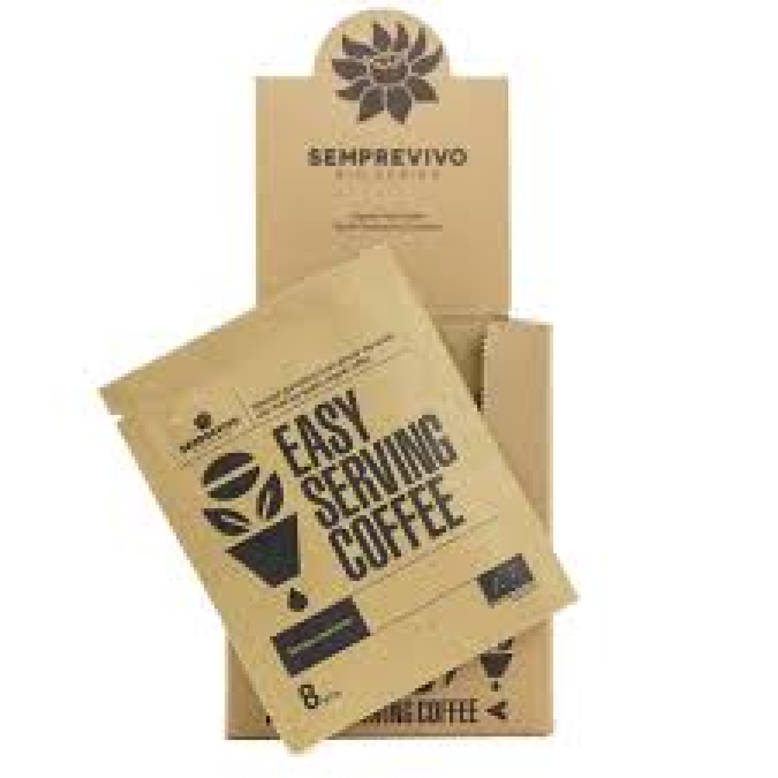 Καφές Φίλτρου Βιολογικός σε Mορφή Pods SEMPREVIVO 30x8gr